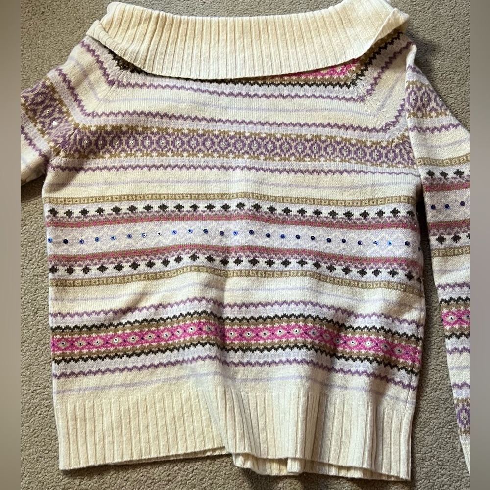 Womens Old Navy Striped Sweater